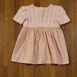Pink Puff Sleeve Babydoll Dress